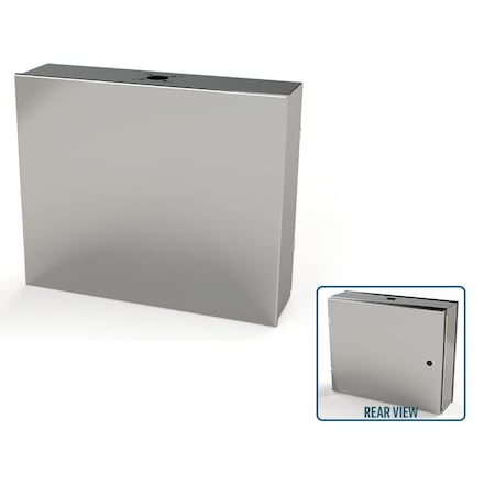 Saginaw Control & Engineering 1/4 Turn Latch Electrical Enclosures, 20 in H, 6 in D, 24 in W, NEMA 3R, 4, 4X, 12, 13 SCE-20HMI2406SSLP